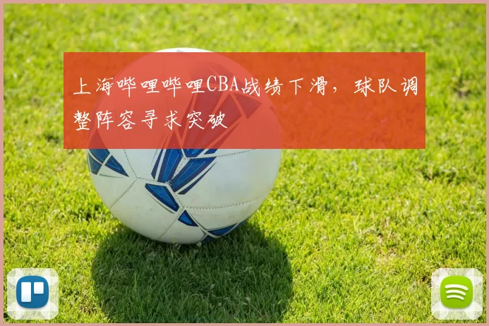 上海哔哩哔哩CBA战绩下滑，球队调整阵容寻求突破